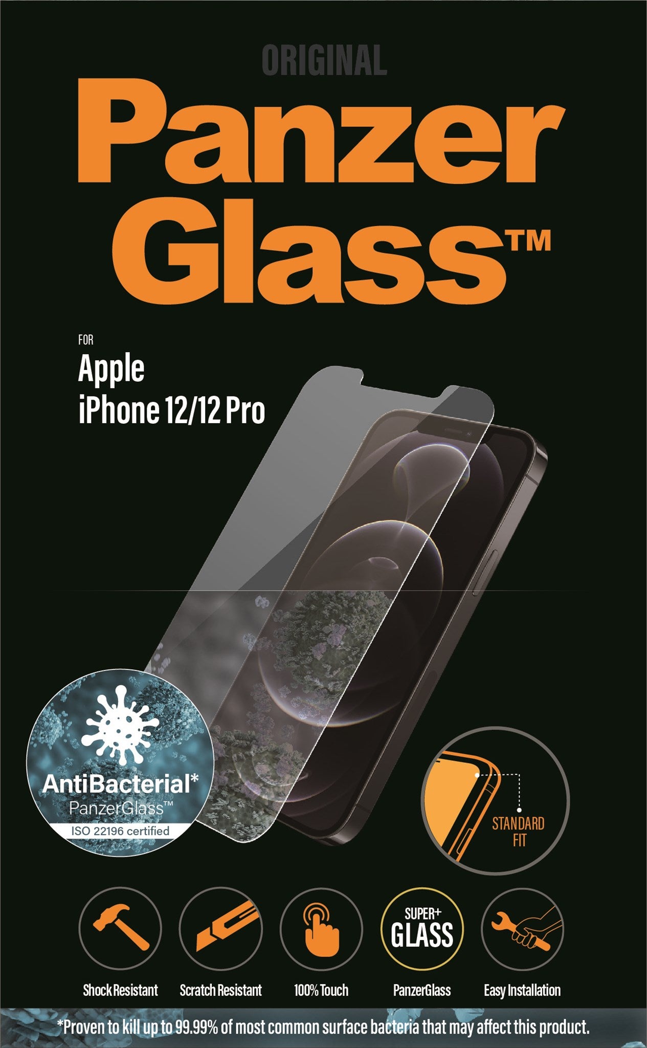 PanzerGlass® Screen Protector iPhone 12 | 12 Pro | Standard Fit
